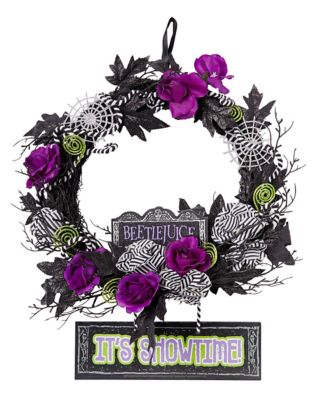 Beetlejuice wreath