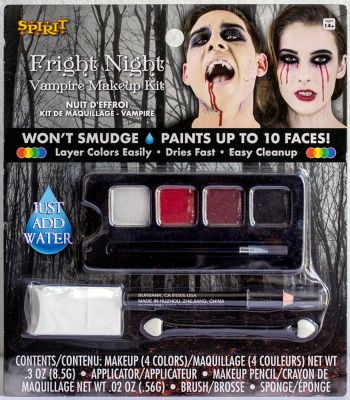 tæppe Overgang hensynsfuld Fright Night Vampire Makeup Kit - Spirithalloween.com
