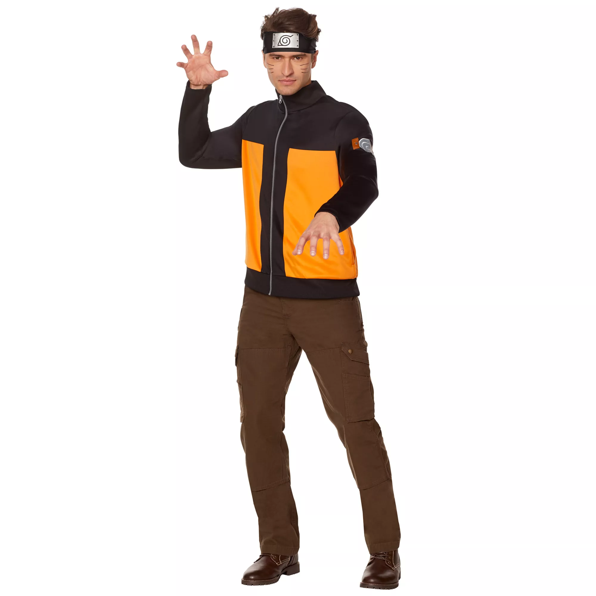 Adult Male Naruto Jacket - Naruto Shippuden at Spencer's