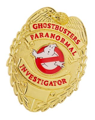 Paranormal Investigator Badge - Ghostbusters