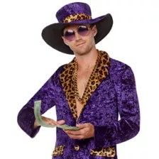 Adult Pimp Costume - Spirithalloween.com