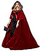Adult Faux Fur Red Riding Hood Cape Deluxe