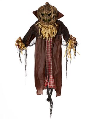 4 Ft Light-Up Hanging Pumpkin Man - Spirithalloween.com