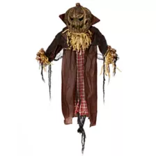 4 Ft Light-Up Hanging Pumpkin Man at Spencer's
