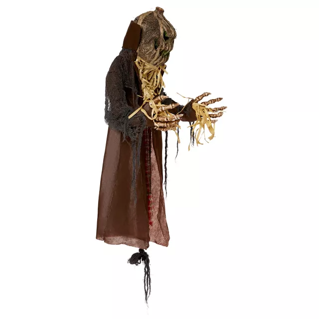 4 Ft Light-Up Hanging Pumpkin Man at Spencer's