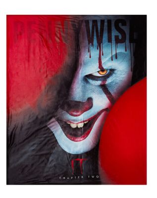 Pennywise Fleece Blanket It Spirithalloween