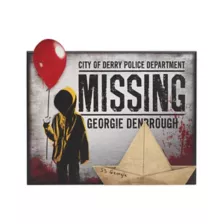 Georgie Missing Sign - It at Spencer's