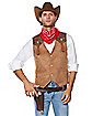 Adult Western Cowboy Plus Size Costume Kit