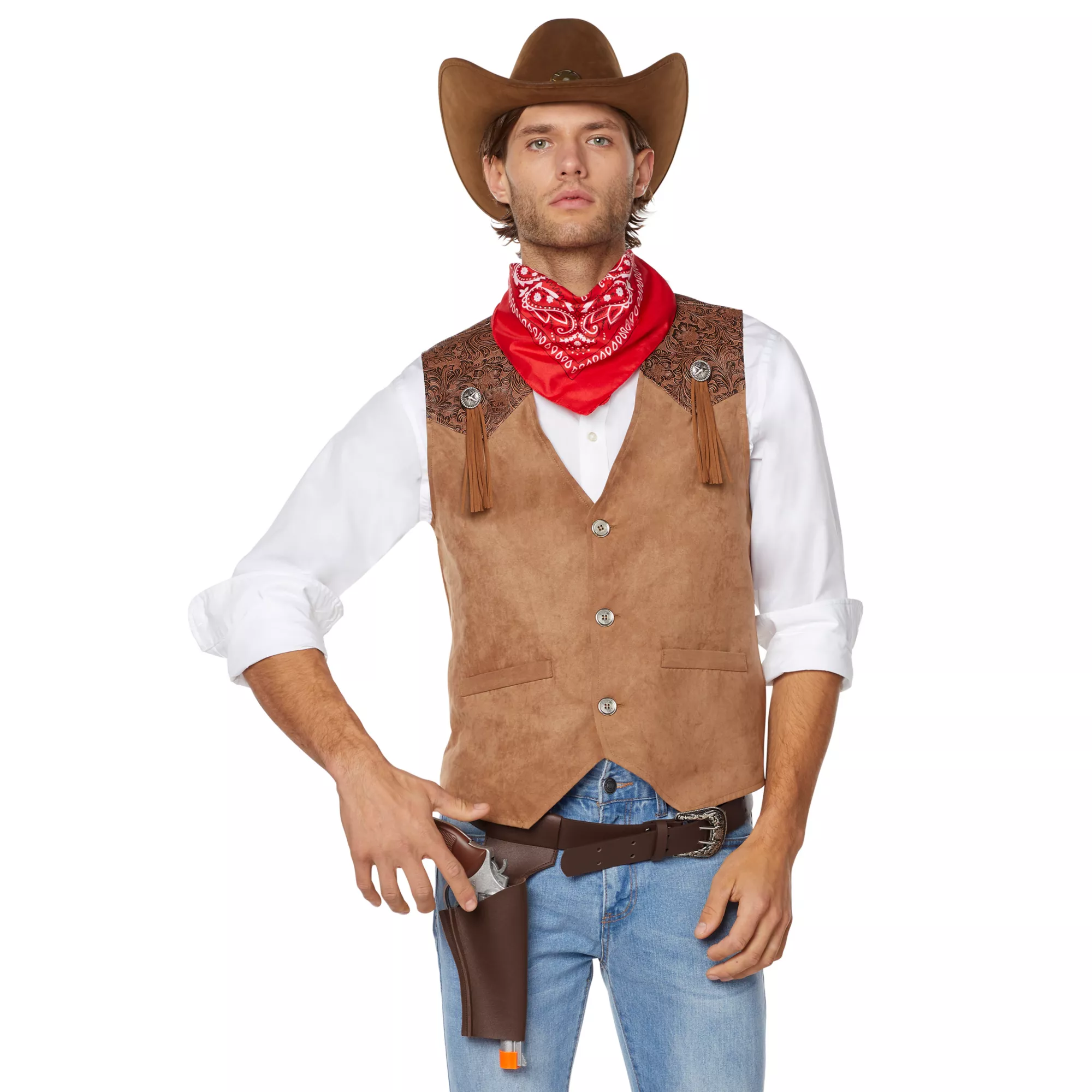 Adult Western Cowboy Plus Size Costume Kit at Spencer's