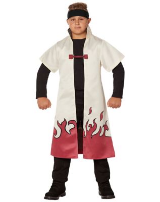 Polyester Naruto Minato Namikaze 7th Hokage Waist Length Robe