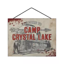 Welcome to Camp Crystal Lake Sign - Friday the 13th at Spirit Halloween