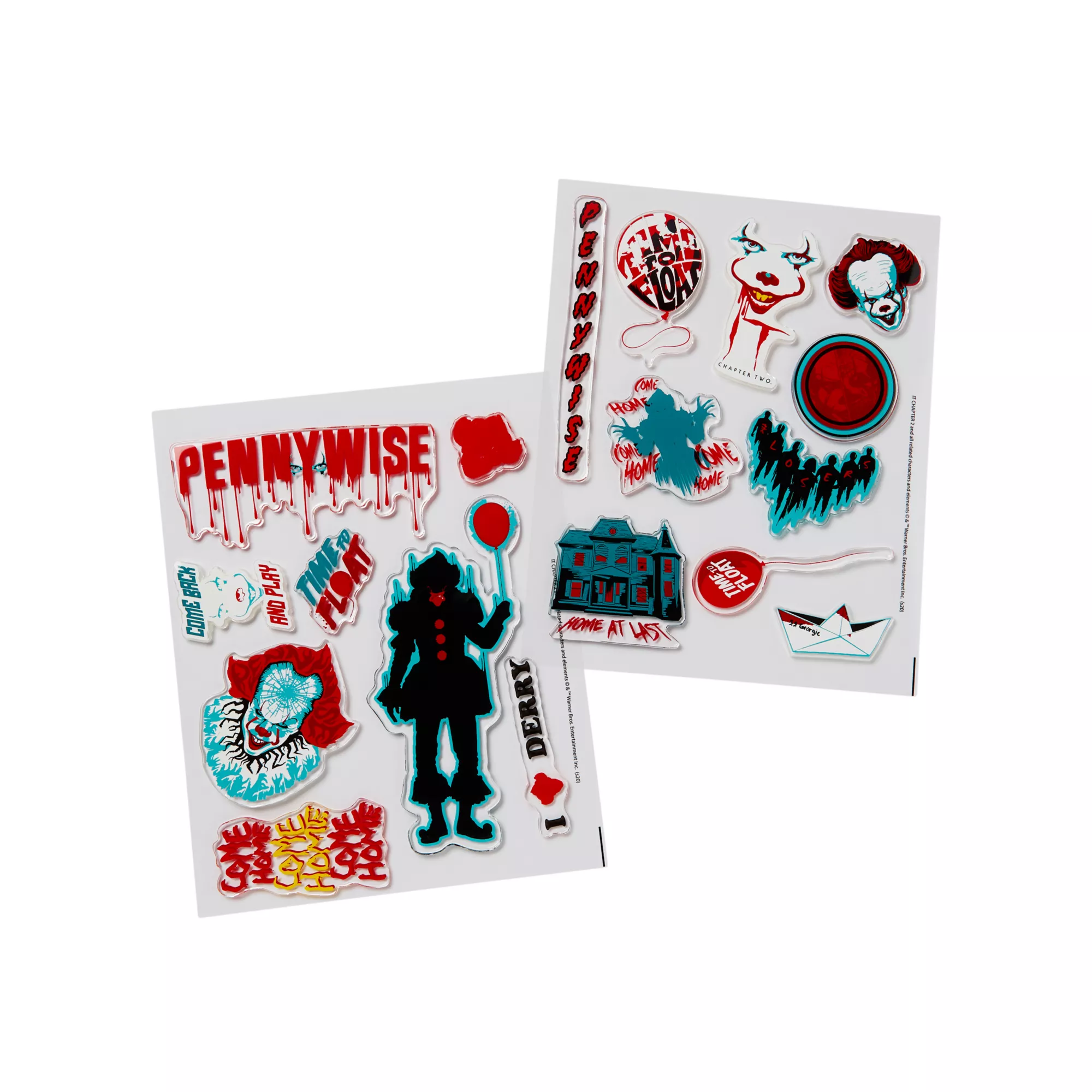 Pennywise Gel Clings - It at Spirit Halloween