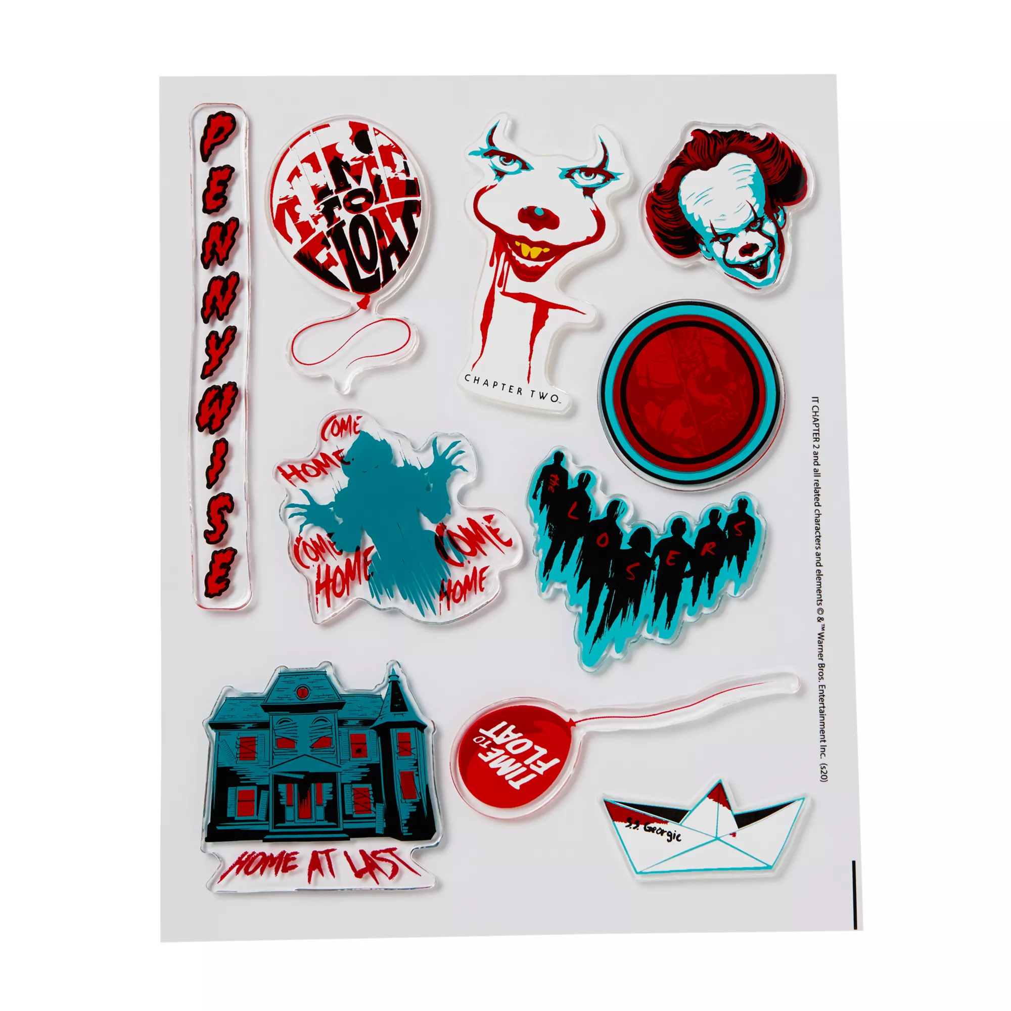 Pennywise Gel Clings - It at Spirit Halloween