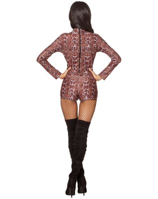 Adult Snakeskin Romper