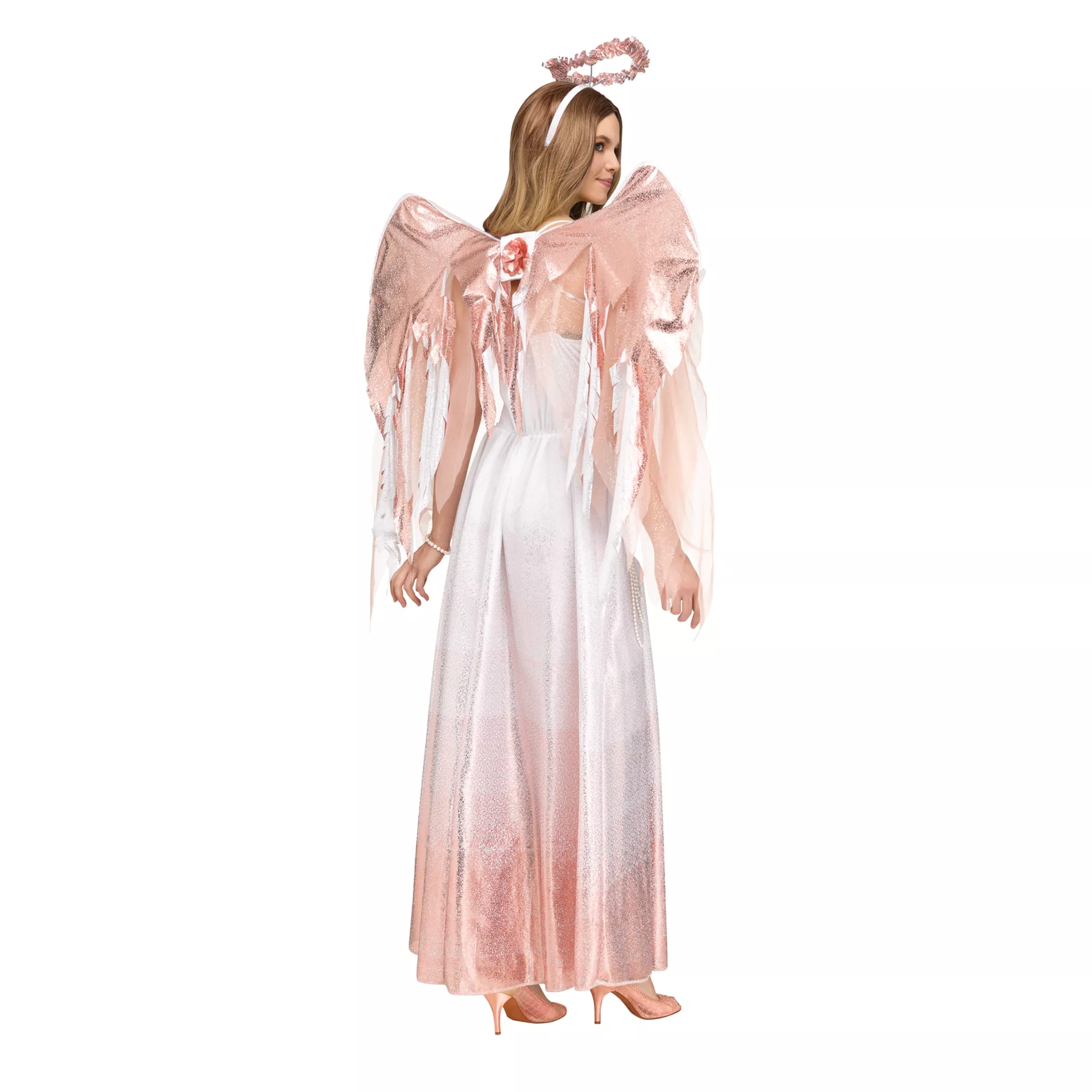 Adult Rose Gold Angel Costume at Spirit Halloween