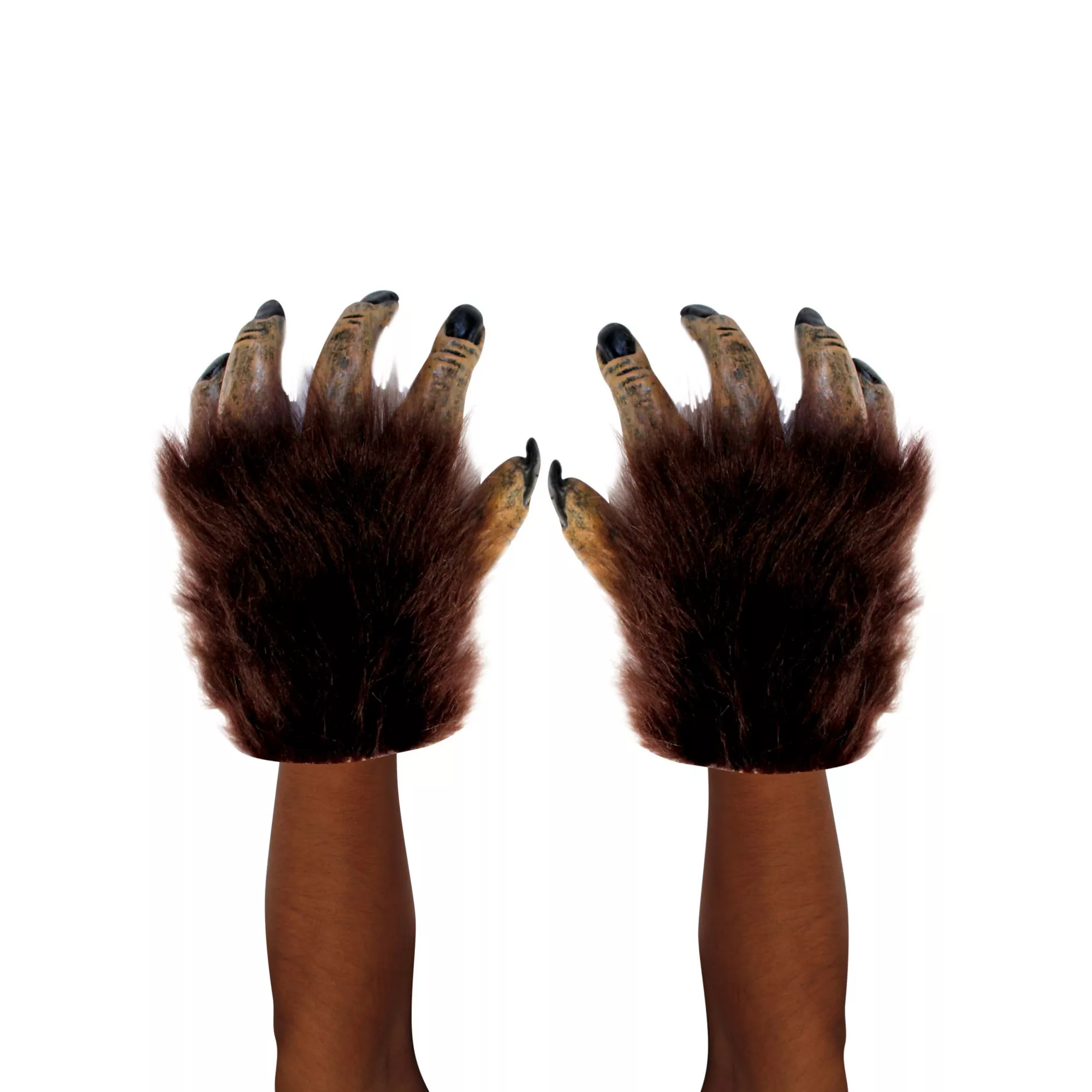 Werewolf Half Mask with Hands at Spirit Halloween