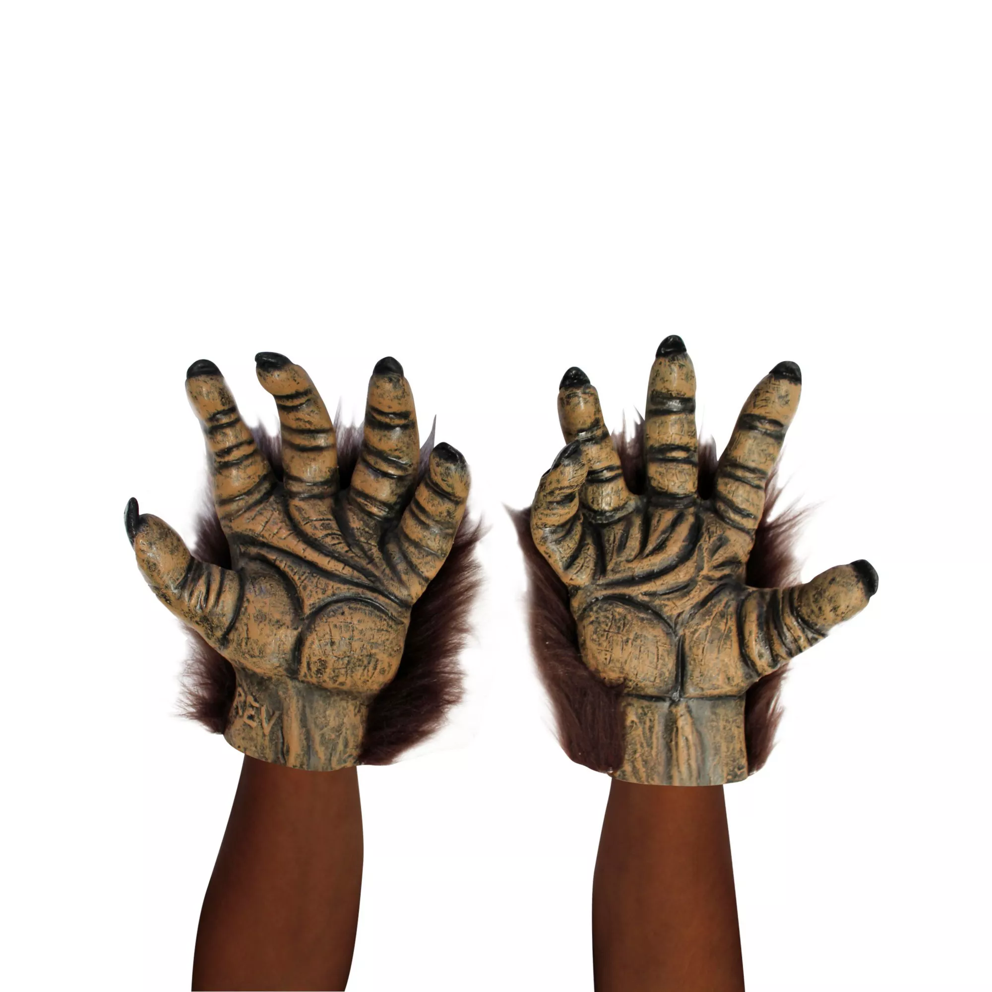 Werewolf Half Mask with Hands at Spirit Halloween