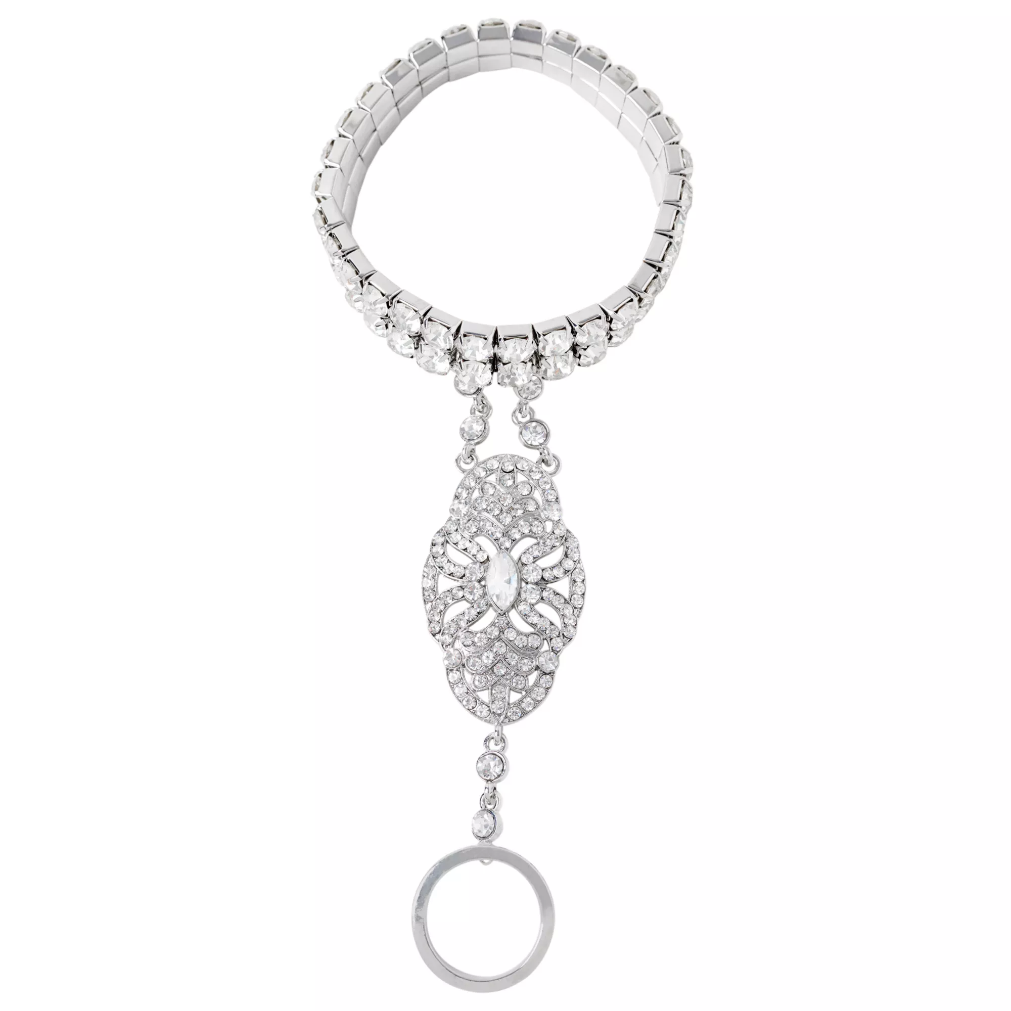 '20s Gem Hand Chain Bracelet at Spirit Halloween