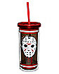 Jason Voorhees Jersey Cup with Straw 20 oz. - Friday the 13th