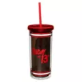 Jason Voorhees Jersey Cup with Straw 20 oz. - Friday the 13th at Spencer's