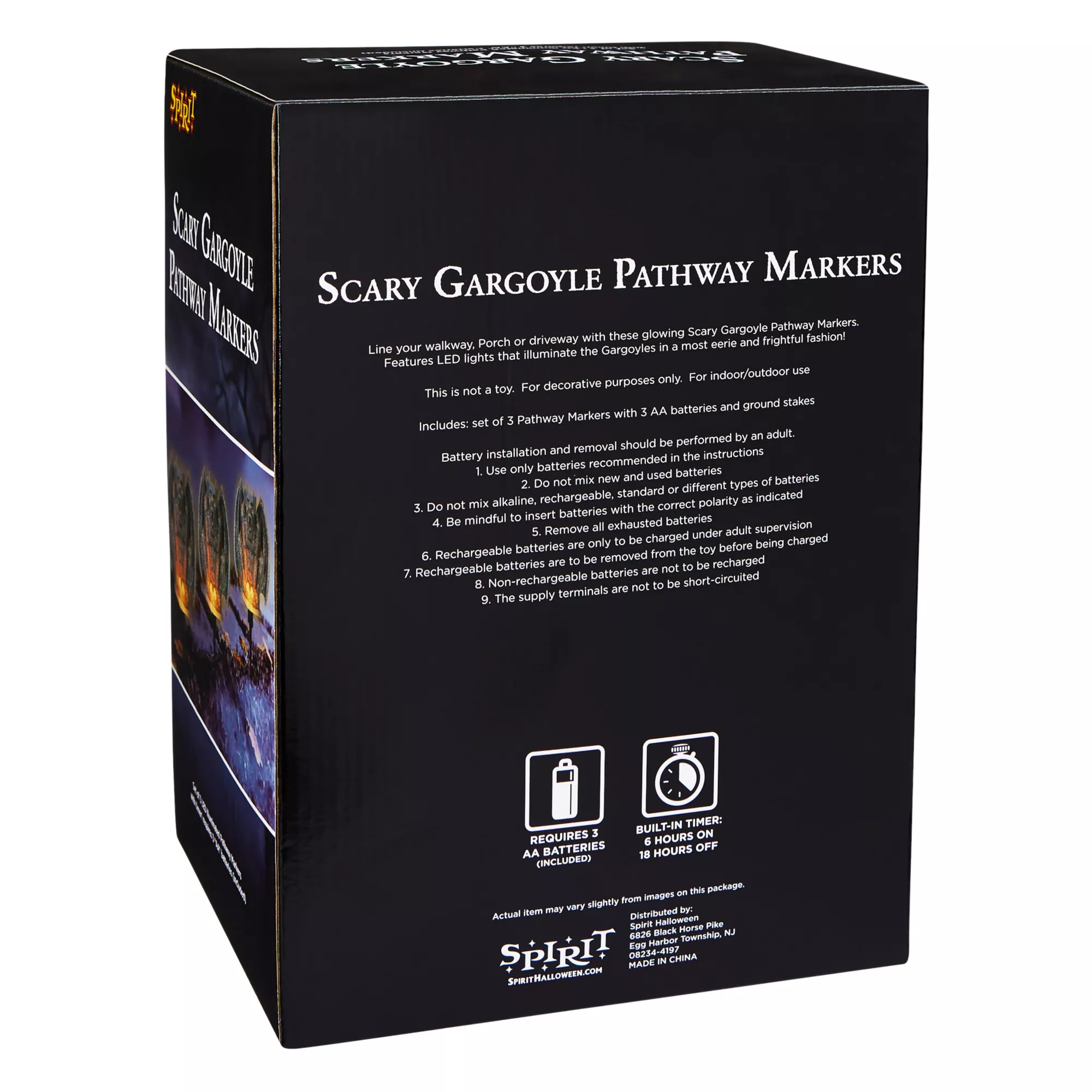 Light-Up LED Gargoyle Pathway Markers at Spencer's