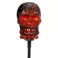 Light-Up LED Burning Skull Pathway Markers at Spencer's