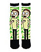 Rainbow Morty Crew Socks - Rick and Morty