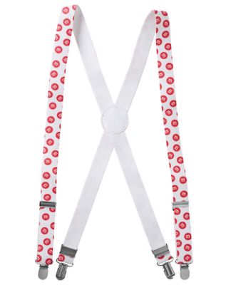 Adult Red M&M’S Costume Kit with Suspenders