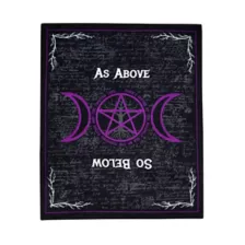 As Above So Below Fleece Blanket at Spirit Halloween