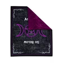 As Above So Below Fleece Blanket at Spirit Halloween