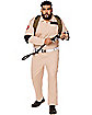 Adult Mens Ghostbusters One Piece Plus Size Costume - Ghostbusters Classic
