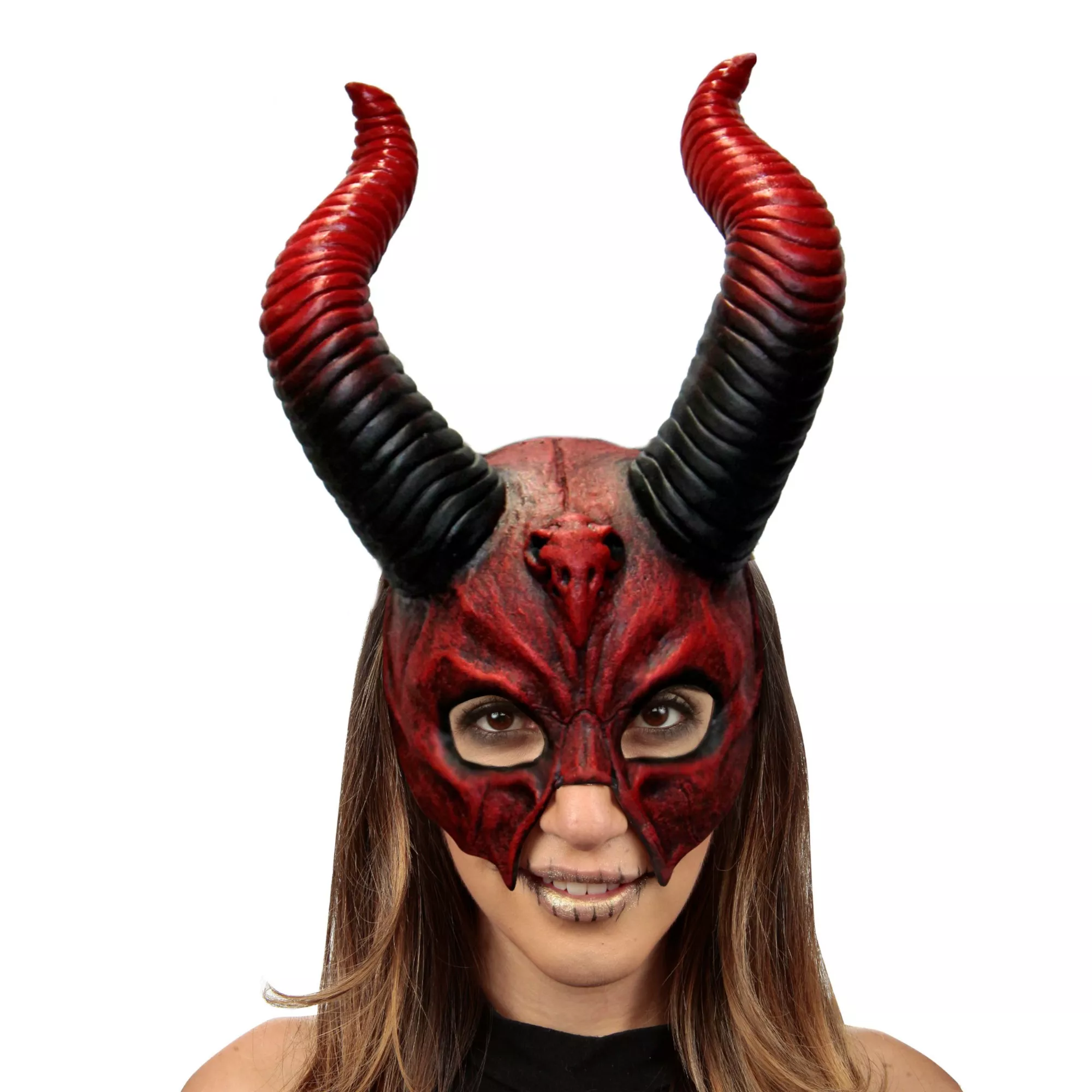 Devil Horn Half Mask at Spirit Halloween