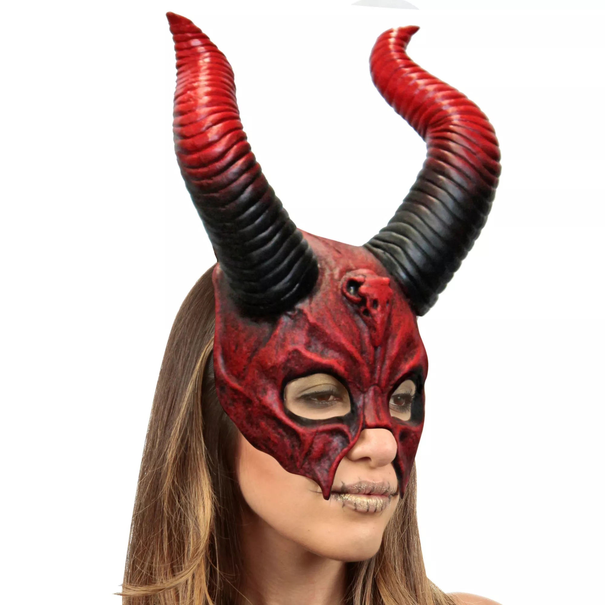 Devil Horn Half Mask at Spirit Halloween