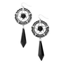 Witch Pentagram Earrings at Spirit Halloween
