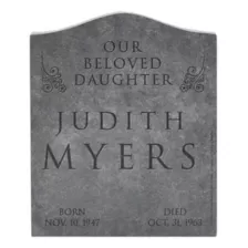 Judith Myers Tombstone Decoration - Halloween at Spencer's