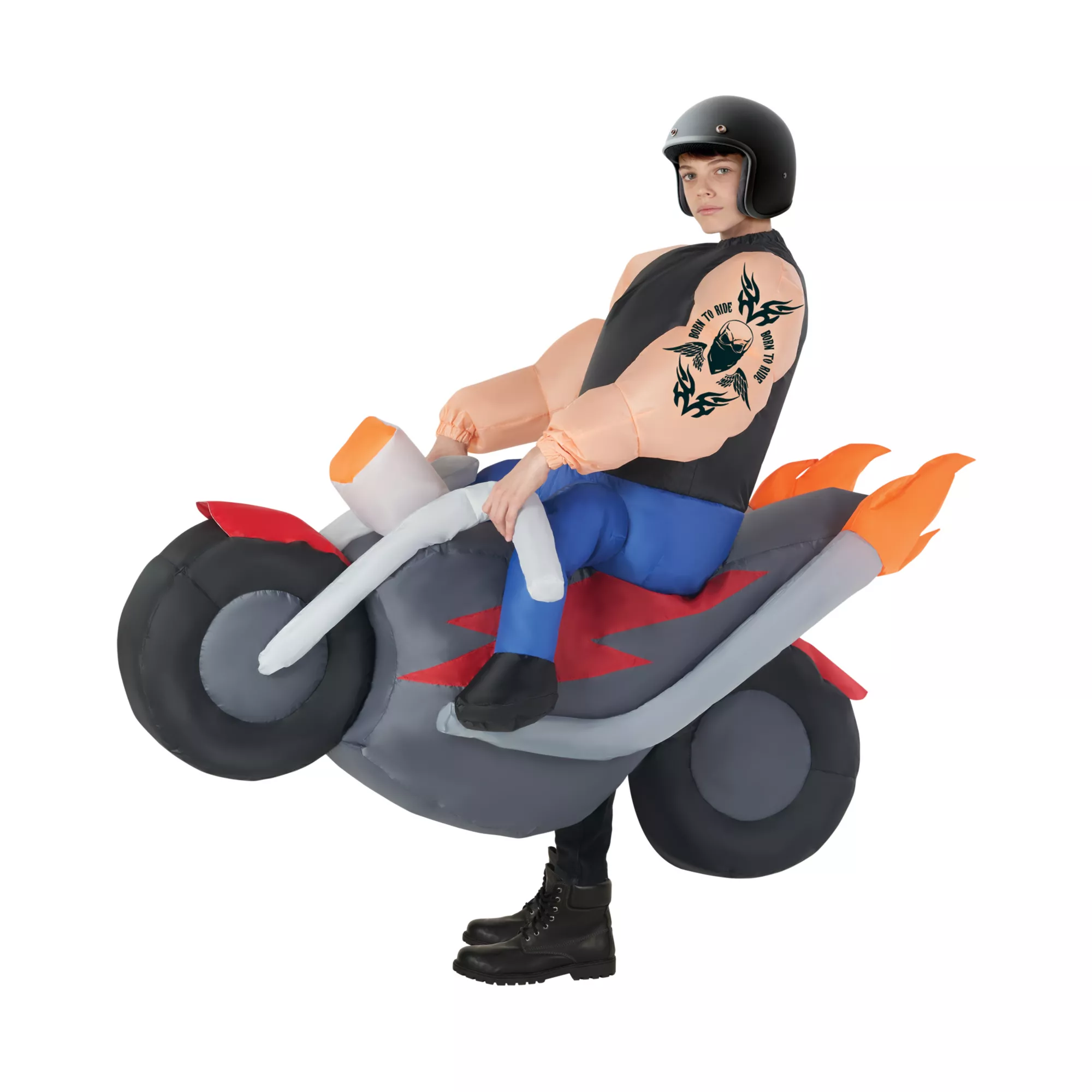 Kids Biker Inflatable Costume at Spencer's