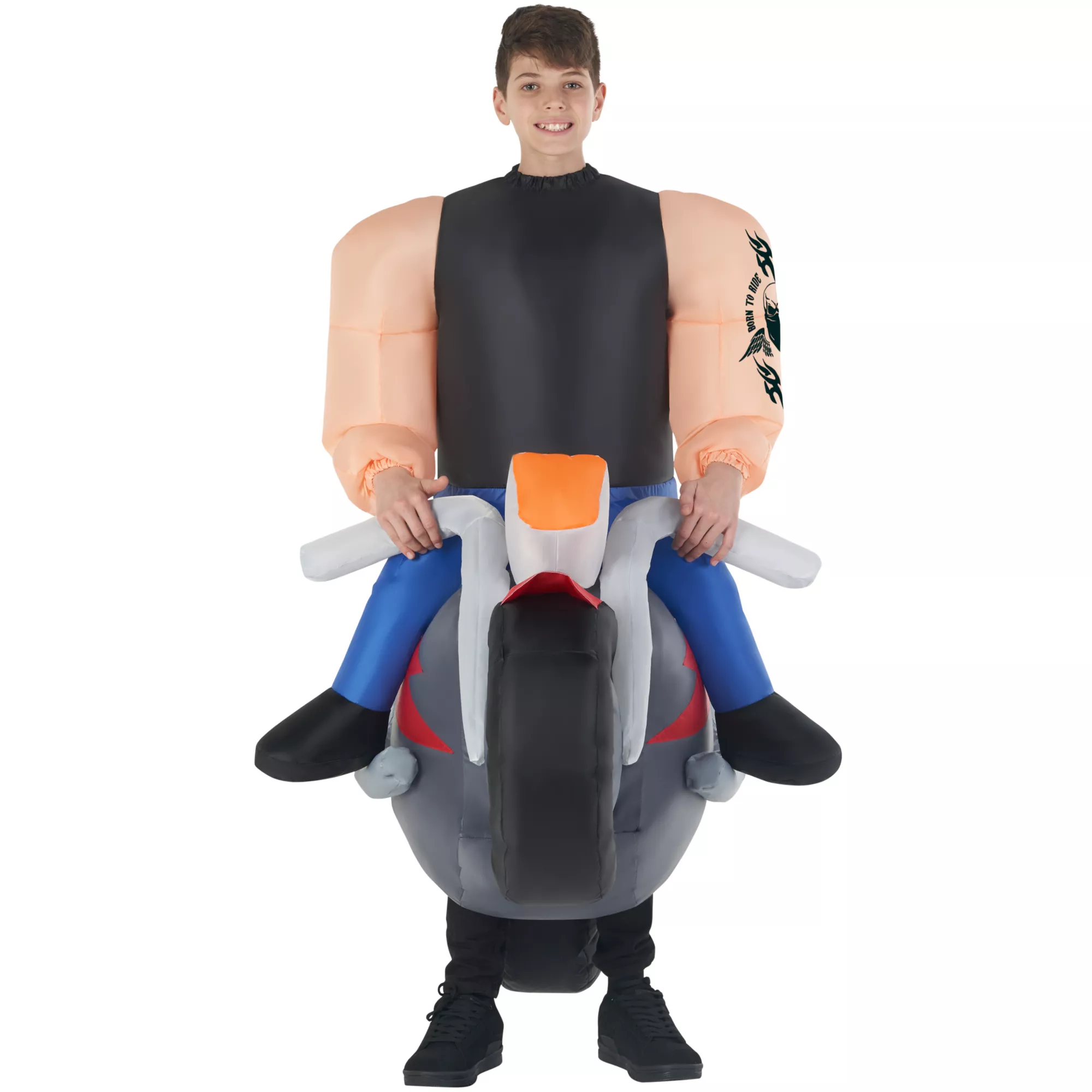 Kids Biker Inflatable Costume at Spencer's