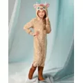 Kids Fawn One-Piece Costume at Spencer's