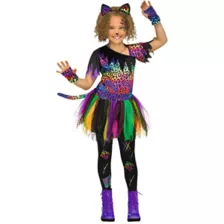 Kids Wild Rainbow Cat Costume at Spirit Halloween