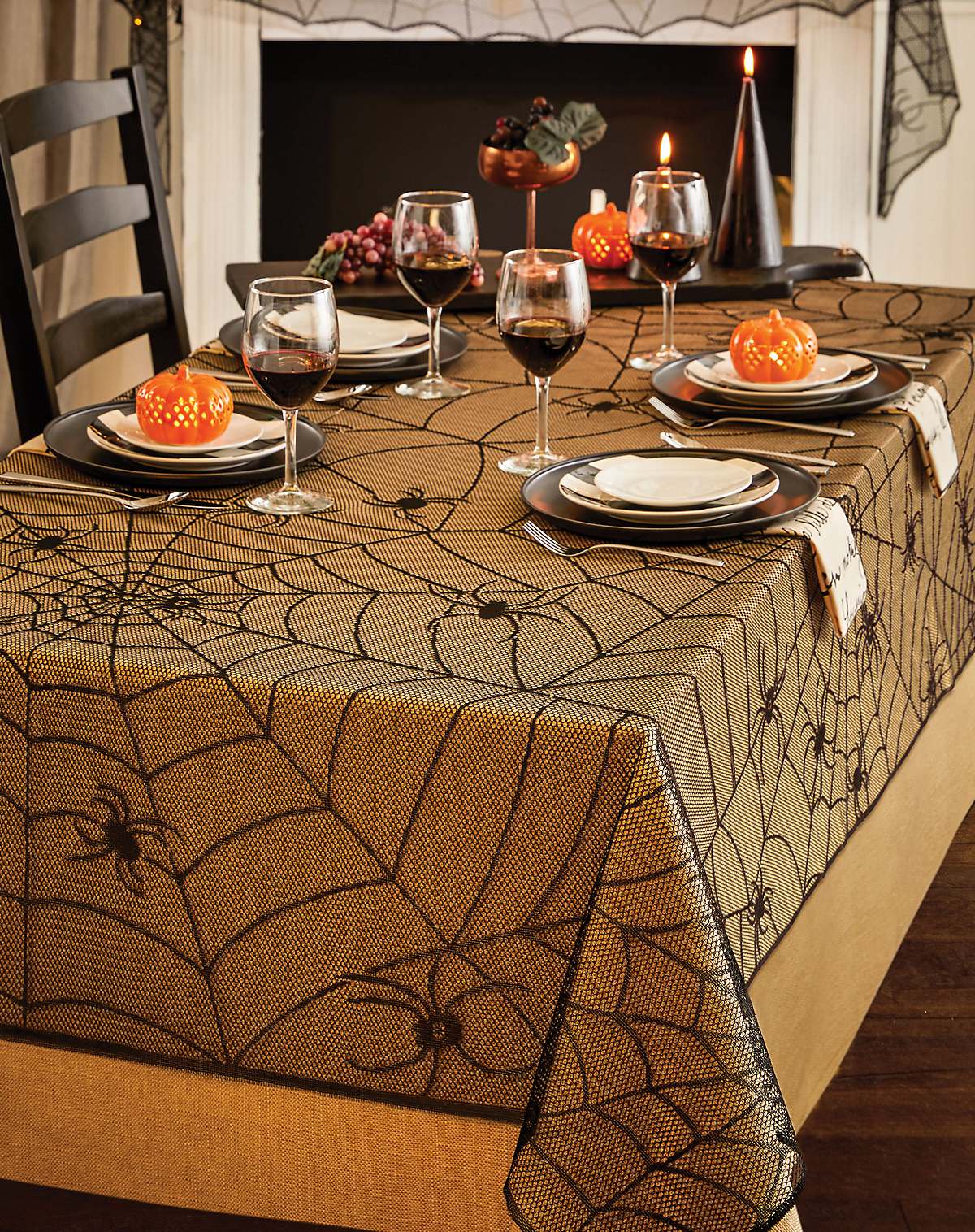 Spider Web Tablecloth