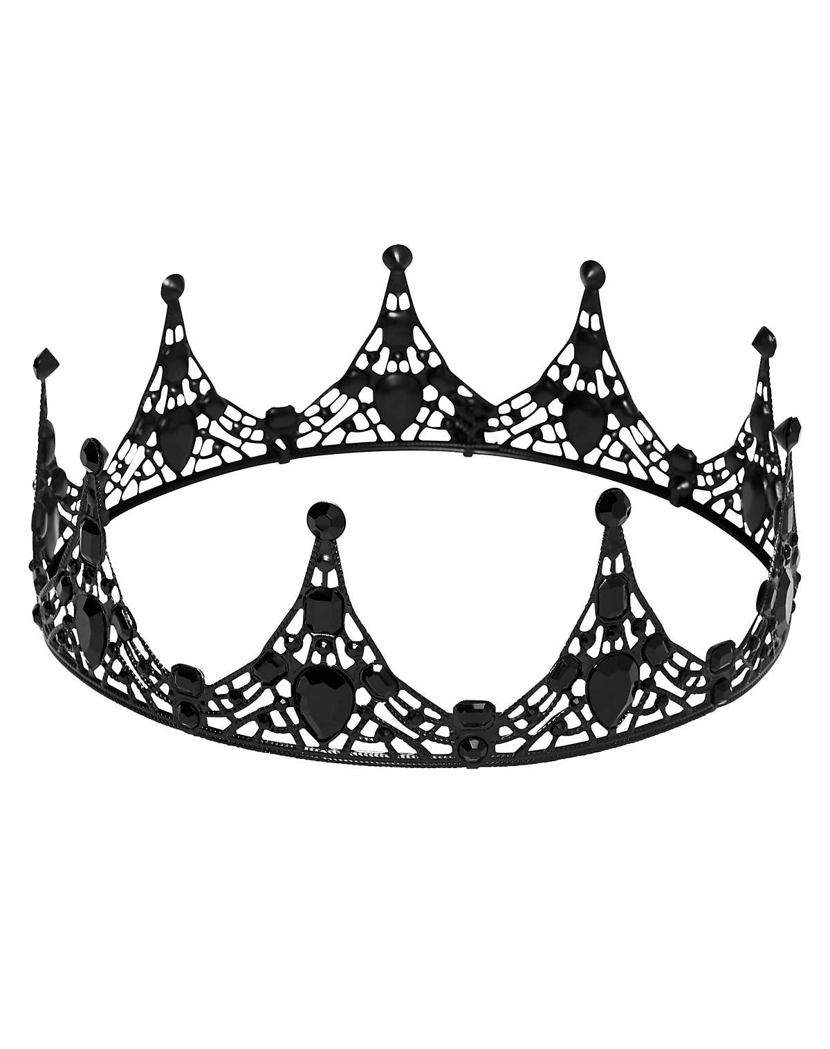 Black Skeleton Crown