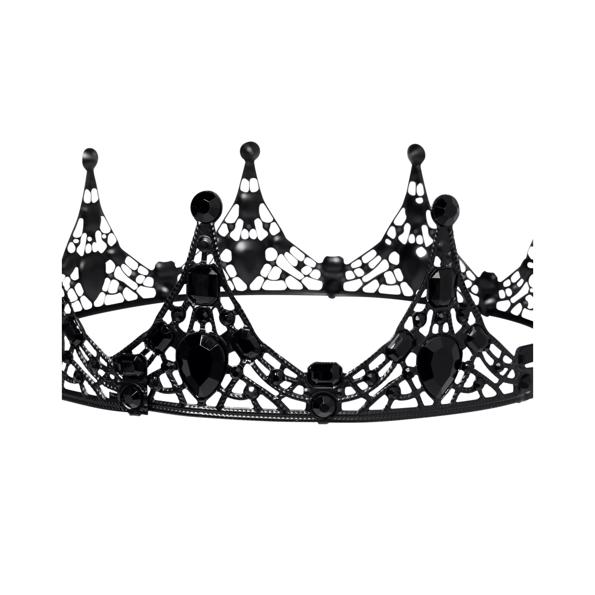 Black Skeleton Crown at Spirit Halloween