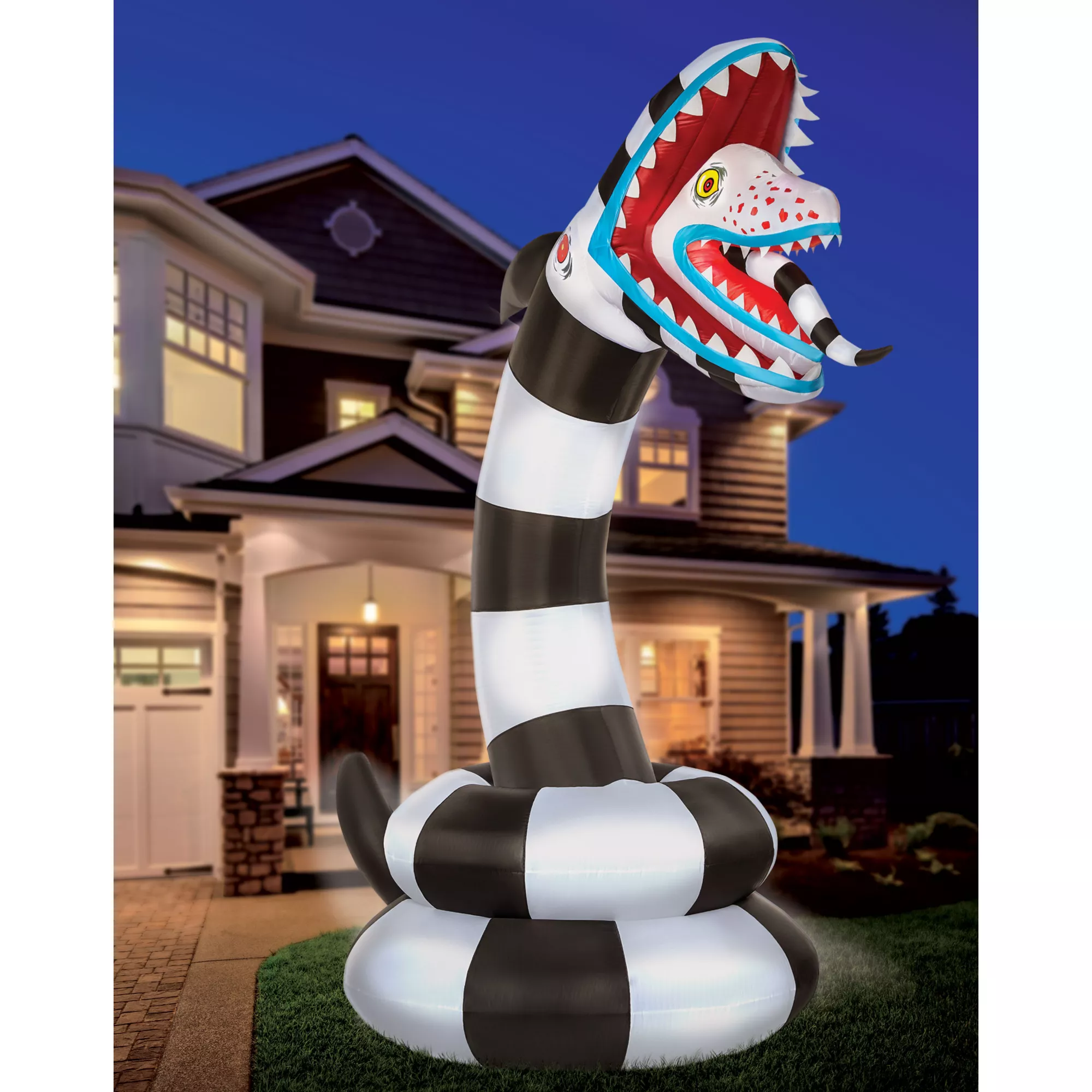 8.9 Ft Sandworm Inflatable Decoration - Beetlejuice at Spencer's