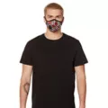 Checkered Rose Face Mask at Spencer's