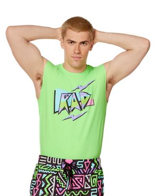 01504166 - Rad 80s Style Sleeveless T Shirt