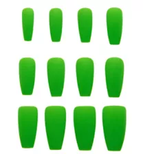 '80s Green Press On Nails at Spencer's