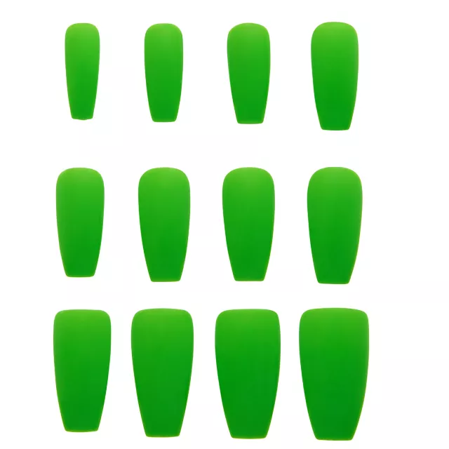 '80s Green Press On Nails at Spencer's