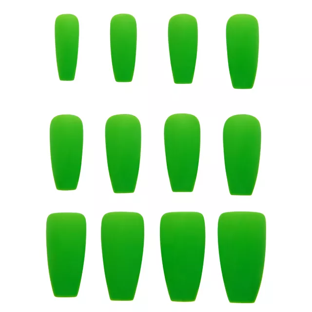 '80s Green Press On Nails at Spencer's