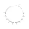 Punk Rock Spiked Choker Necklace at Spirit Halloween