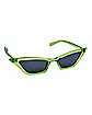 '80s Neon Cat Eye Sunglasses